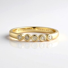 Anello in oro con Diamante Cioccolato I2