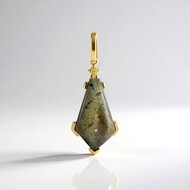Colgante en plata con Labradorita dorada de Maniry (KM by Juwelo)