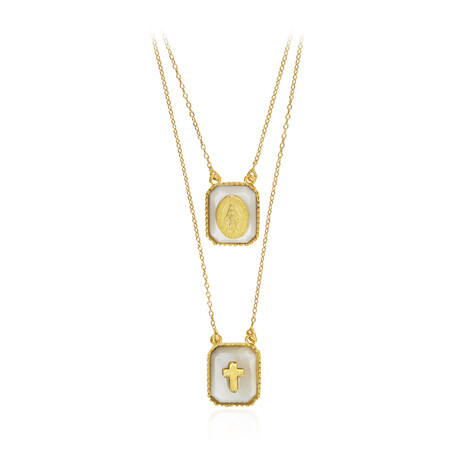 Collana in argento con Madreperla (M de Luca)