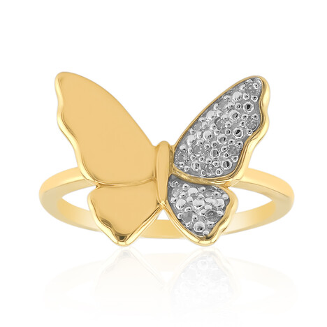 I3 (I) Diamant-Silberring