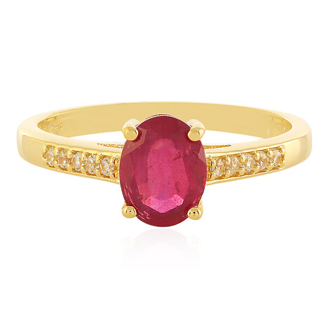 Madagaskar-Rubin-Silberring