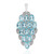 Blauer Apatit-Silberanhänger