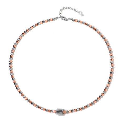 Collar en plata con Diamante plateados