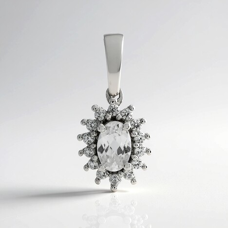 Ciondolo in argento con Zircone