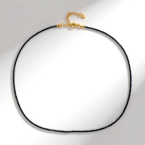 Collana in argento con Diamante Nero