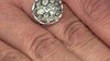 Zilveren ring met zirkonen