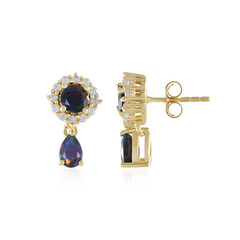 Boucles d'oreilles en argent et Opale Mezezo (Adela Silber)