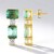 Orecchini in argento con Fluorite Verde