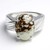 Anello in argento con Magnesite