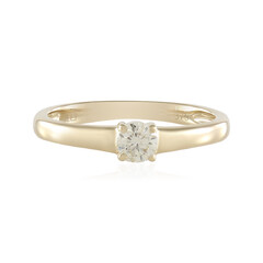 Anello in oro con Diamante Cioccolato I2