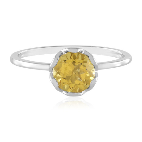 9K Golden Beryl Gold Ring