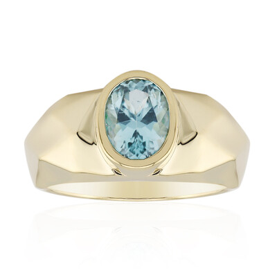 Bague en or et Tourmaline bleu pétrole (Rifkind 1894 Collection)