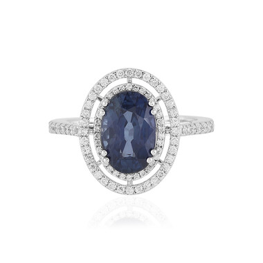 Blauer Ceylon-Saphir-Goldring