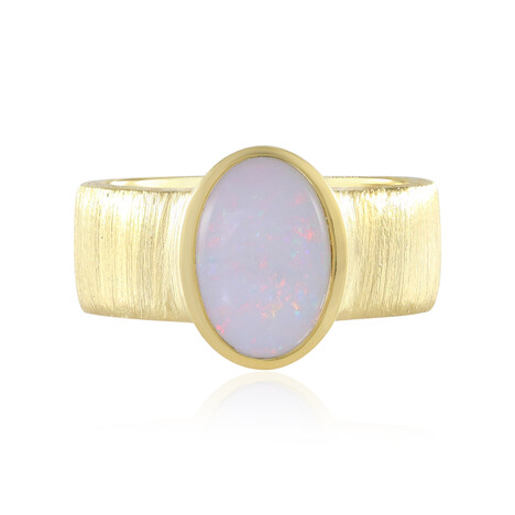 Australischer Opal-Silberring