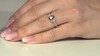 Bague en argent et Zircon rose