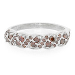 Fancy-Diamant-Silberring