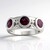 Anello in argento con Rodolite della Rift Valley (Remy Rotenier)