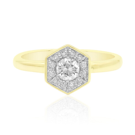 Anello in oro con Diamante SI1 (G) (Annette)