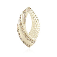 Colgante en oro con Diamante champán I2 (de Melo Gold)