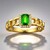 Anello in oro con Tsavorite AAA del Kenia (CIRARI)