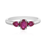 Madagaskar-Rubin-Silberring