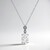 Collana in argento con Topazio Bianco