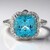 Anello in argento con Topazio Marambaia (PHANTASIA)