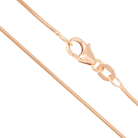 375er Roségold-Schlangenkette - 3,7 g - 50 cm