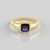 Anello in argento con Iolite