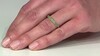 Anillo en plata con Esmeralda de Brasil