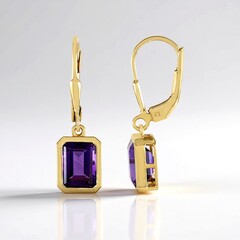 Orecchini in argento con Ametista