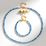 Parure in argento con Acquamarina Brasiliana