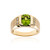 Anillo en oro con Peridoto de Dashihe (CIRARI)