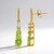 Orecchini in argento con Peridoto (de Melo Essence)