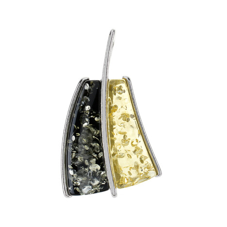 Ciondolo in argento con Ambra Baltica (dagen)