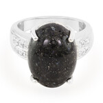 Leopard Opal Silver Ring