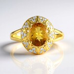 Anello in argento con Scapolite