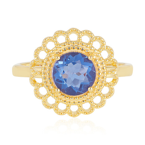 Farbwechsel-Fluorit-Silberring