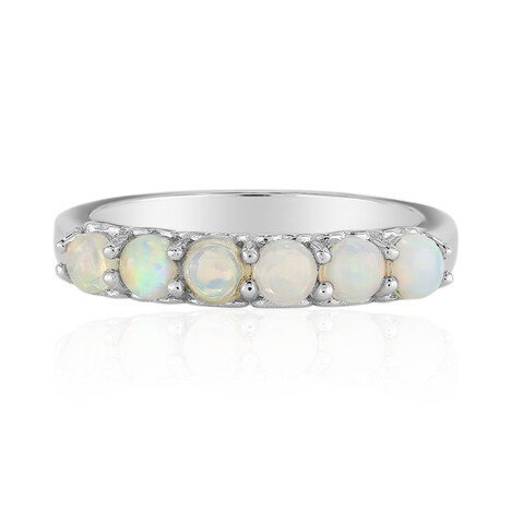 Bague en argent et Opale Welo