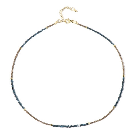 Collier en argent et Diamant bleu