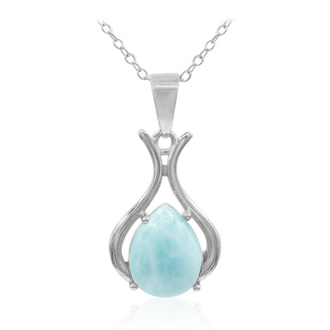 Collana in argento con Larimar