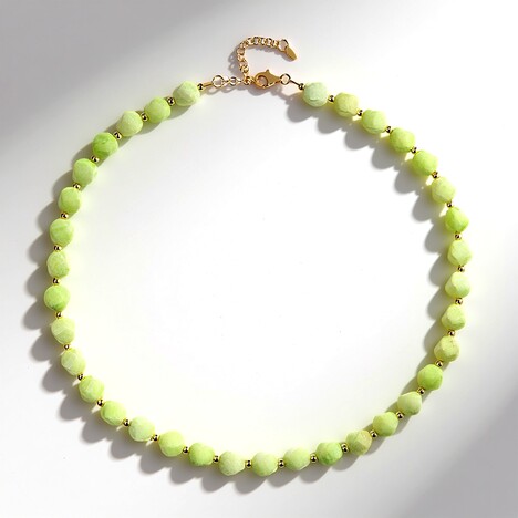 Collana in argento con Quarzo Verde