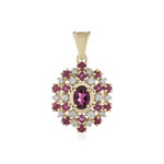 Colgante en oro con Rodolita