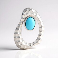 Ciondolo in argento con Turchese Sleeping Beauty