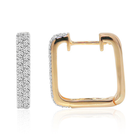 Pendientes en oro con Diamante SI1 (G) (Annette)