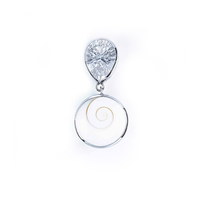 Ciondolo in argento con Occhio di Shiva