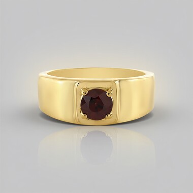 Anillo en plata con Zircón rosado