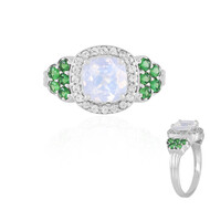 Mondblauer Quarz-Silberring