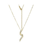 Collar en plata con Zircón (Adela Silber)