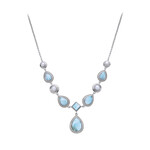 Larimar-Silbercollier